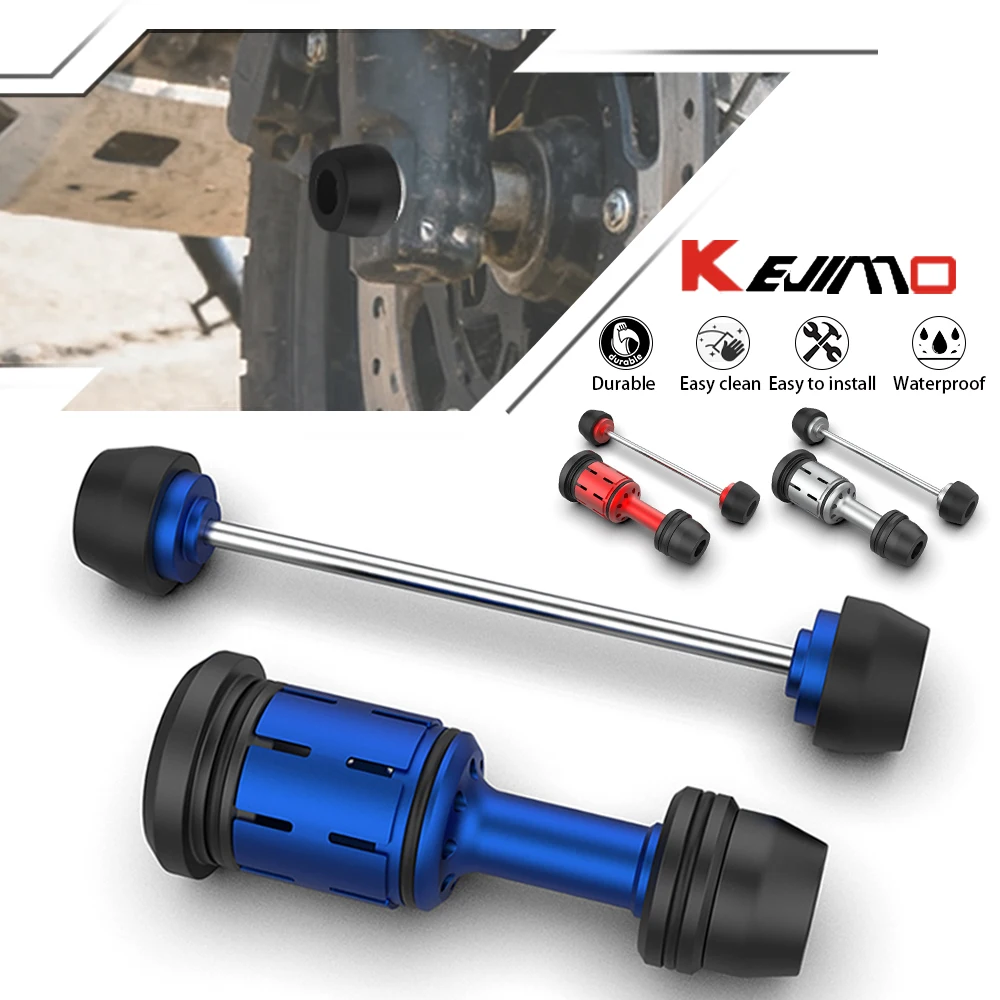 

For BMW R1300GS 2024-2026 Motorcycle Front Rear wheel Spindle Crash Protection R 1300GS Triple Black/Trophy Spindle Bobbins Set