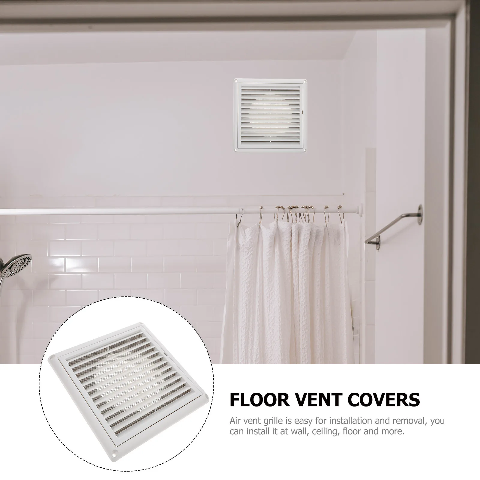 

Cover Ceiling Floor Grille Pp Uv Resistant Return Air Grille For Home Heating System Floor Vent Covers Air Duct Vent Cover