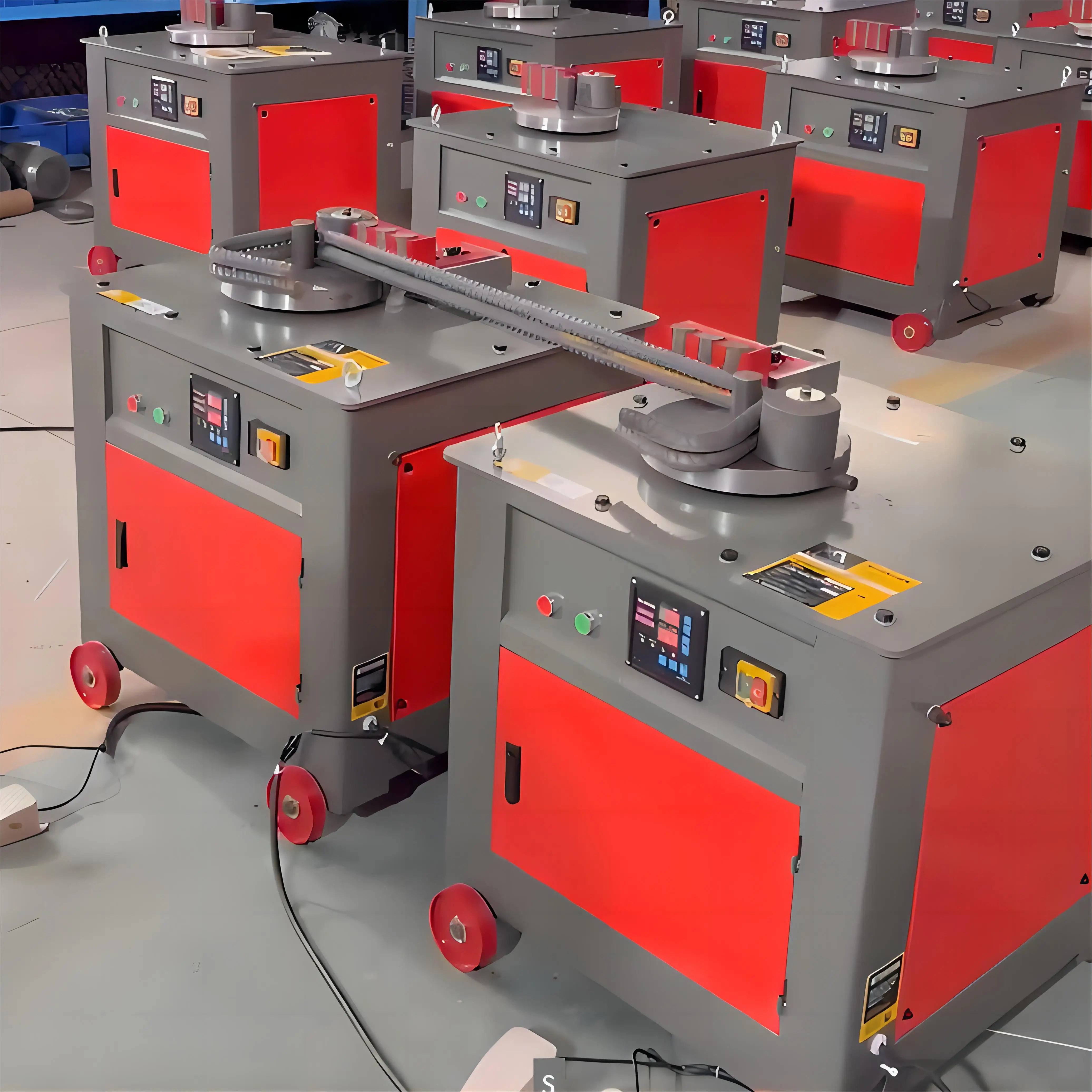 

Хорошее качество, автоматический электрический обруч с ЧПУ, гибочный станок, 1440 об/мин, скорость двигателя, стальной стержень, гибочный станок для 6 мм-32 мм