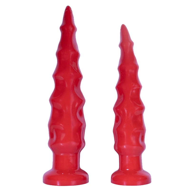 Soft PVC Pagoda Dildo Strong Suction Cup Anal Plug Segmented Tower Butt Plug Adult Sex Toys Prostate Massager Men Women Couples