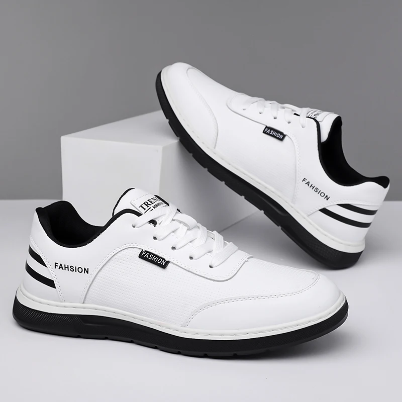 

Мужская повседневная обувь Модный дизайн Персонализированная шнуровка Удобная вкл. Дышащая плотная высококачественная уличная спортивная обувь Мужская