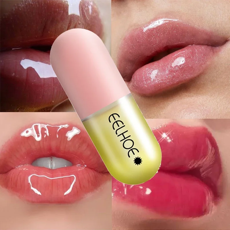 Brillo labial instantáneo, aceite de Plumper, Reduce las líneas finas, aumenta la elasticidad de los labios, hidrata, nutre el maquillaje, cuidado de los labios Sexy