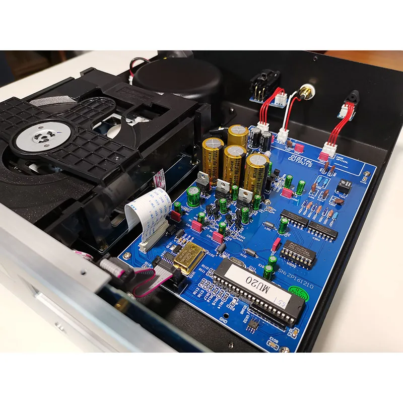 MU20 Lettore CD professionale HIFI Home CD Giradischi puro Lettore audio di livello febbre Supporta l'interfaccia in fibra coassiale bilanciata