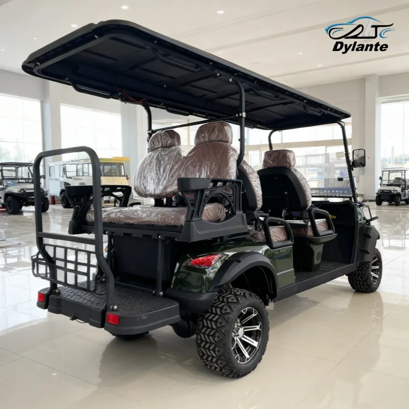 

China Manufacturer 2 4 6 8 Seater Electric Golf Cart Multifunctional 60V 72V Lithium Electric Golf Cart With Bluetooth Speakers