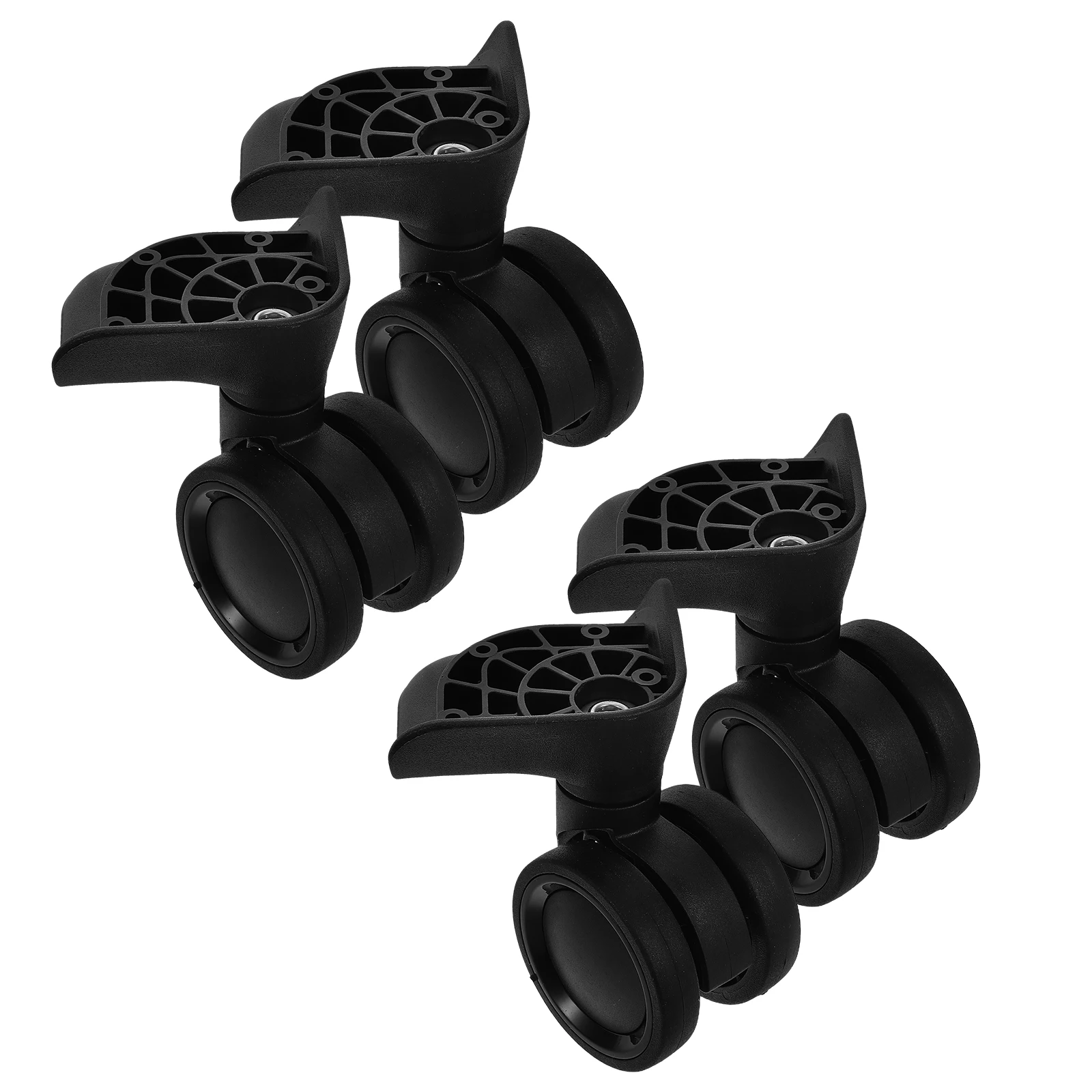 

4PCS Spinner Luggage Wheels Replacement Suitcase Universal Hard Plastic Durable 360Degree Swivel Travel Accessories Skateboard