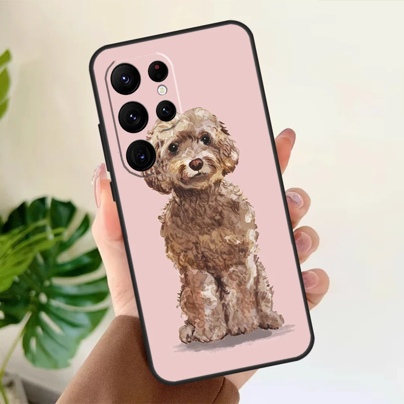 Cute Cockapoo Dog Cover For Samsung Galaxy S20 FE S21 FE S22 Ultra S9 S10 Note 10 Plus Note 20 S23 Ultra Case