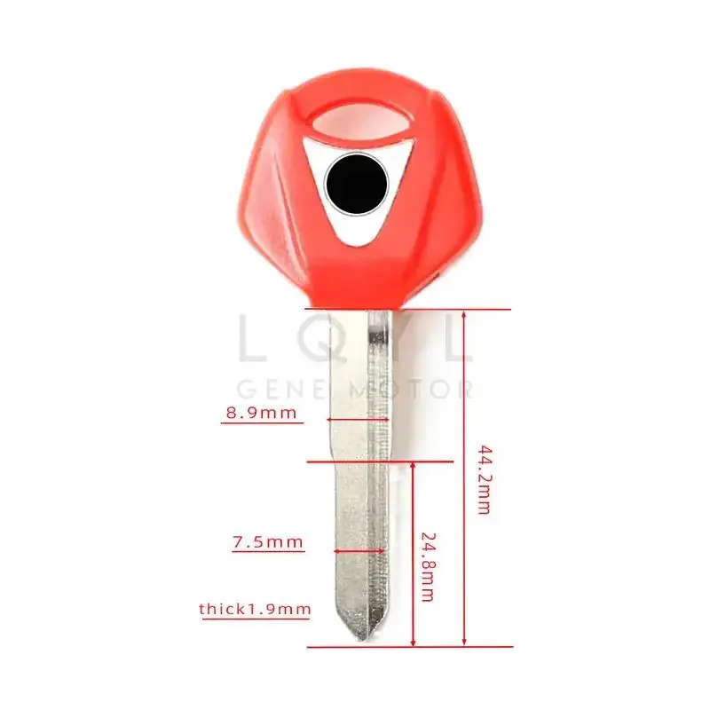 3 pezzi nuova chiave vuota moto sostituire chiavi non tagliate per YAMAHA YZF XJR1300 FJR1300 MT09 MT07 XJ6 TMax FZ6 FZ8 R3 R1 R6 XJR400 SR400