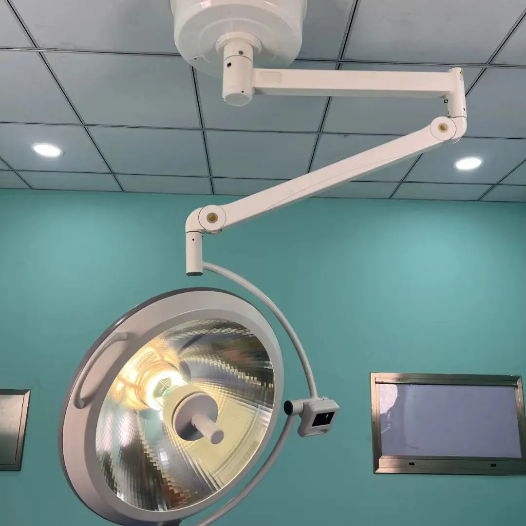 مصباح LED محمول بدون ظل لعمليات المسرح الطبي وكاميرا التنظير الدقيقة والبناء المعدني الخفيف الطبي