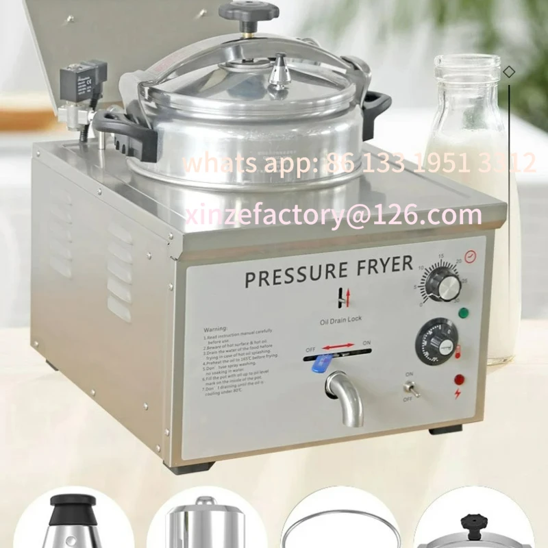 

Customizable 16L Large Capacity Electric Constant Temperature Food Oven Fryer High Pressure Chicken Oven Frying Machine