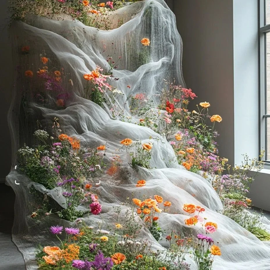 

Облачный туман, ткань, реквизит для свадебной фотосъемки, мягкая плюща, декоративный материал, гибкая проволочная сетка