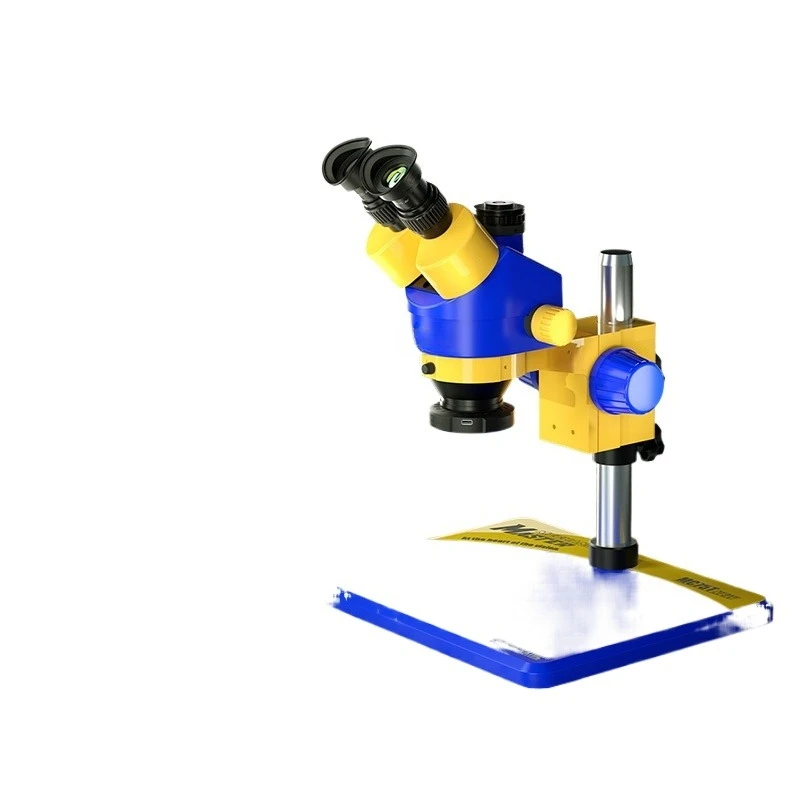 

Binocular 7-45 times continuous zoom microscope Trinocular microscope professional welding magnification