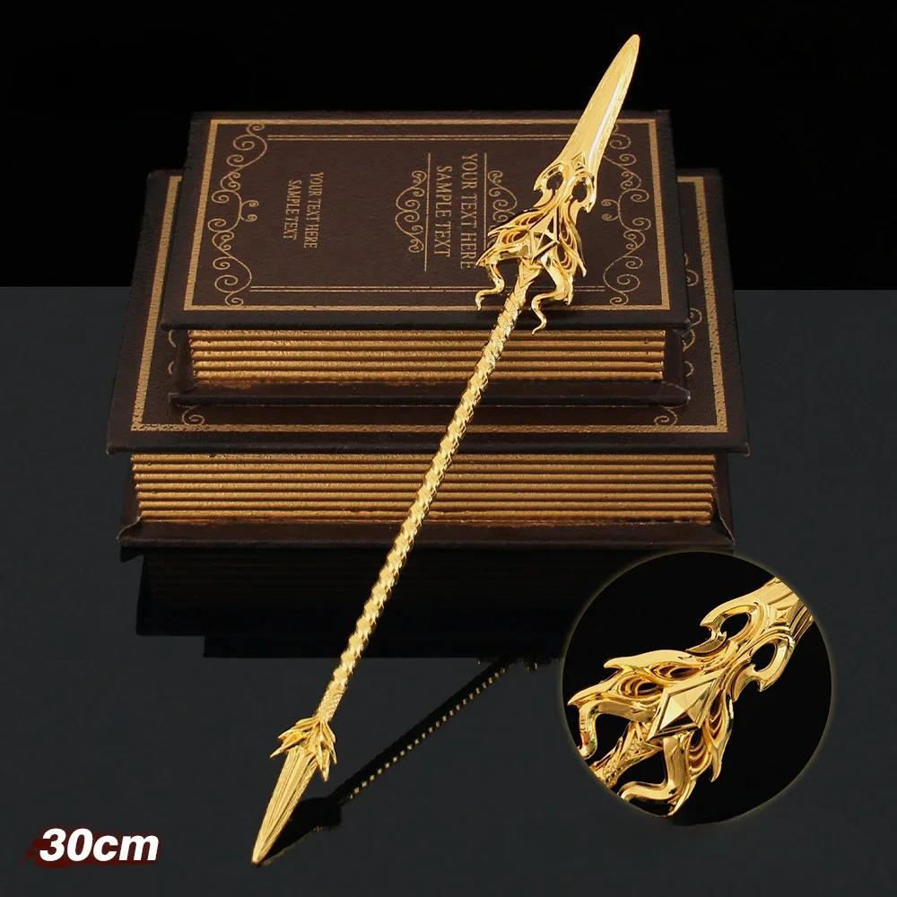 30cm/11.8in Douluo Continent 30cm Gun Tang Gate Weapon Cosplay Model Props Game Peripherals Ornaments Toys Boy Gifts Decoration