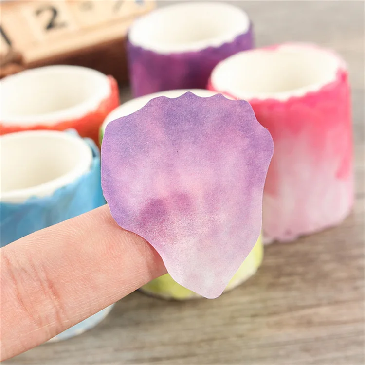 

1 Roll Vivid Sakura Flower Petals Washi Tape DIY Postage Creative Hand Book Journal Diary Album Stickers Decoration Materials