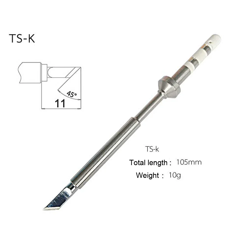 

1PCS TS-K Headd Replacement Solder Tip For Mini TS100 Digital Soldering Iron Replacement Tip Lead Free Electric Soldering Iron