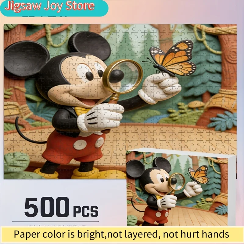 

Disney Disney Stitch and Mickey Home Decor Print | Jigsaw Puzzle for Adults, Ideal for Christmas and Holiday Gifts, Office and