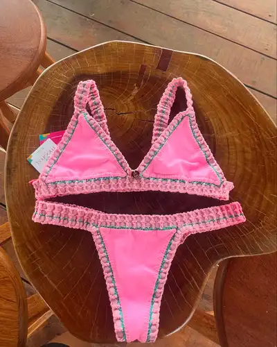 2025 Traje De Baño Para Mujer Conjunto De Bikini Rojo Vino