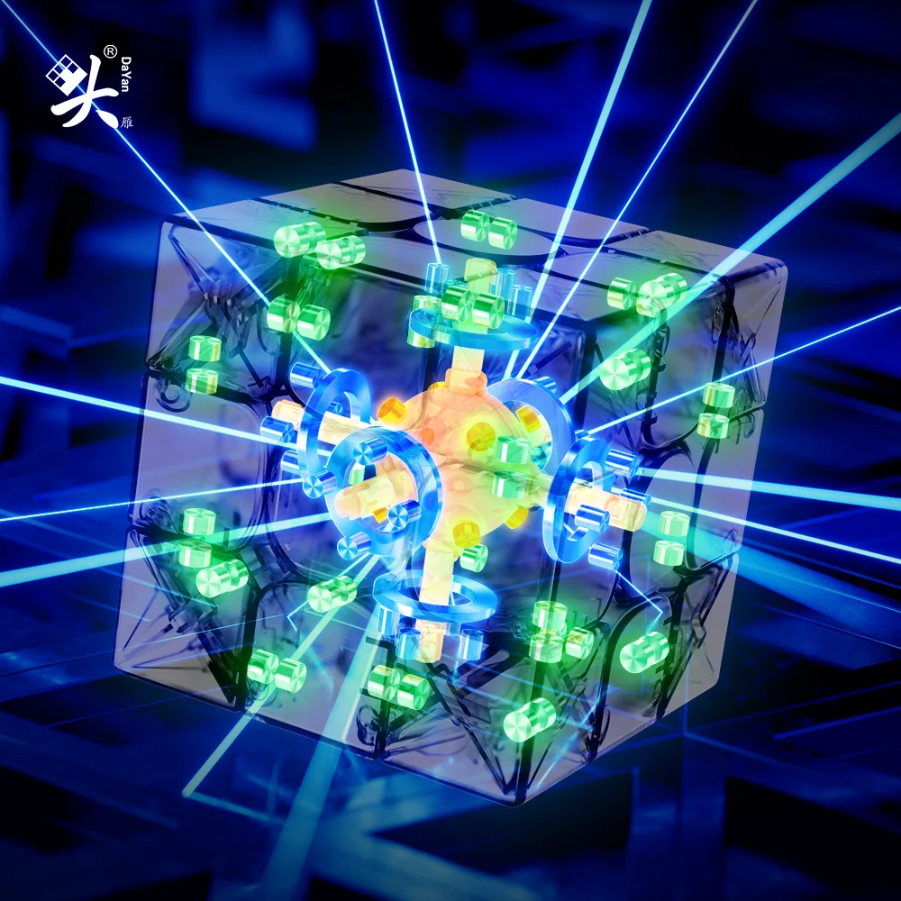 [ECube] DaYan GuHong Pro+ M 3x3 المكعب السحري 2025 أحدث لعبة تعديل مزدوجة مغناطيسية ربيعية من Maglev Core للأطفال الصغار