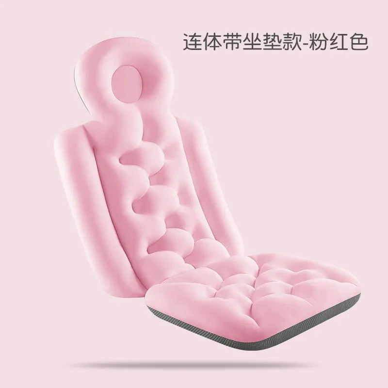 Bath Pillow Comfortable Cushion Spa Bathing Pad Bathtub Cushion Non-Slip Waterproof Neck & Back Relax Bathroom Supply