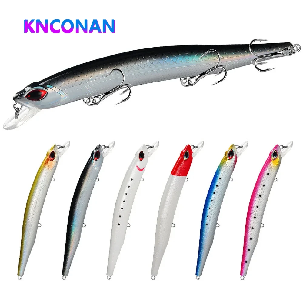 

150mm 17g/190mm 32g Fishing Lure Wobbler Hard Plastic Artificial Bait Suspend Minnow Pike Bass Perch Freshwater Tackle