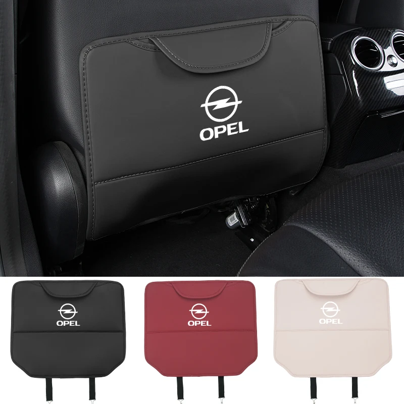 Car Seat Anti-Kick Pad Seatback Storage Protector Cover Accessories For Opel Corsa Astra Insignia Vectra Zafira Meriva Mokka Gra