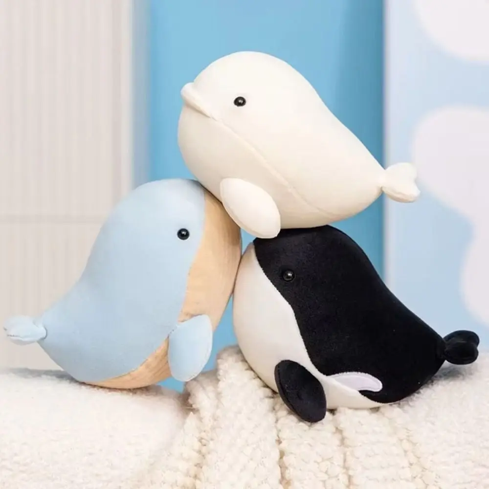

Animal Cartoon Little Whale Plush Toy PP Cotton Collection Small Fish Stuffed Doll Funny Kawaii Animals Plush Pillow