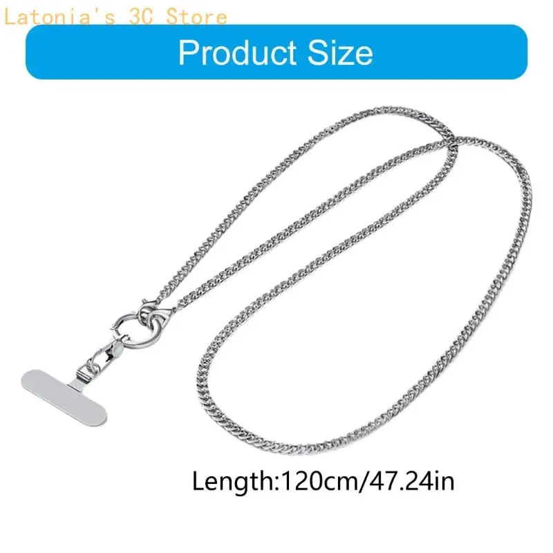 Telefon-Tragegurt, verstellbar, Diebstahlschutz, Telefon-Lanyard-Tether für den Außenbereich – Detail 6