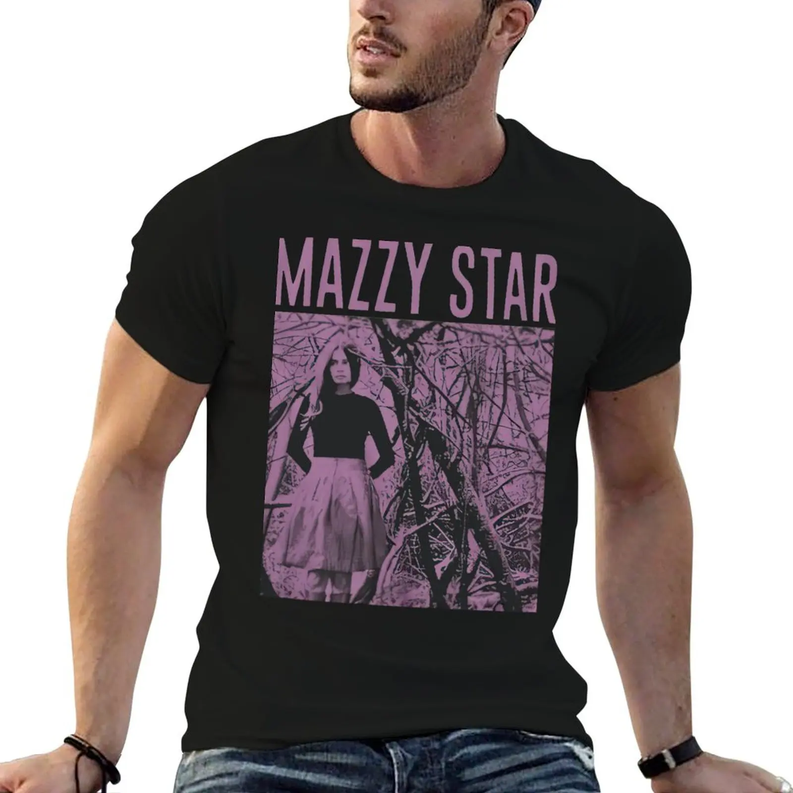 

Mazzy Star Hope Sandoval Vintage T-Shirt man tshirt t shirts for man cotton soft T-Shirt
