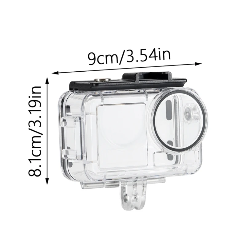 Underwater Housing Case For Action 4/3 Action Camera Protector Clear Drop shipping