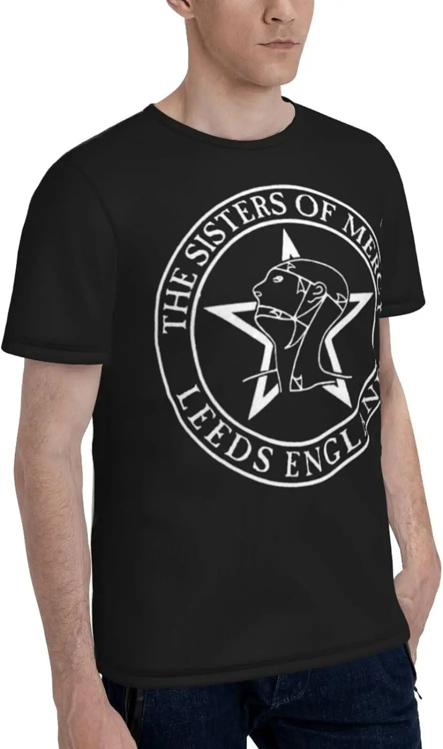 The Sisters of Mercy T Shirt Men's Fashion Tee Summer O-Neck Short Sleeves Shirts