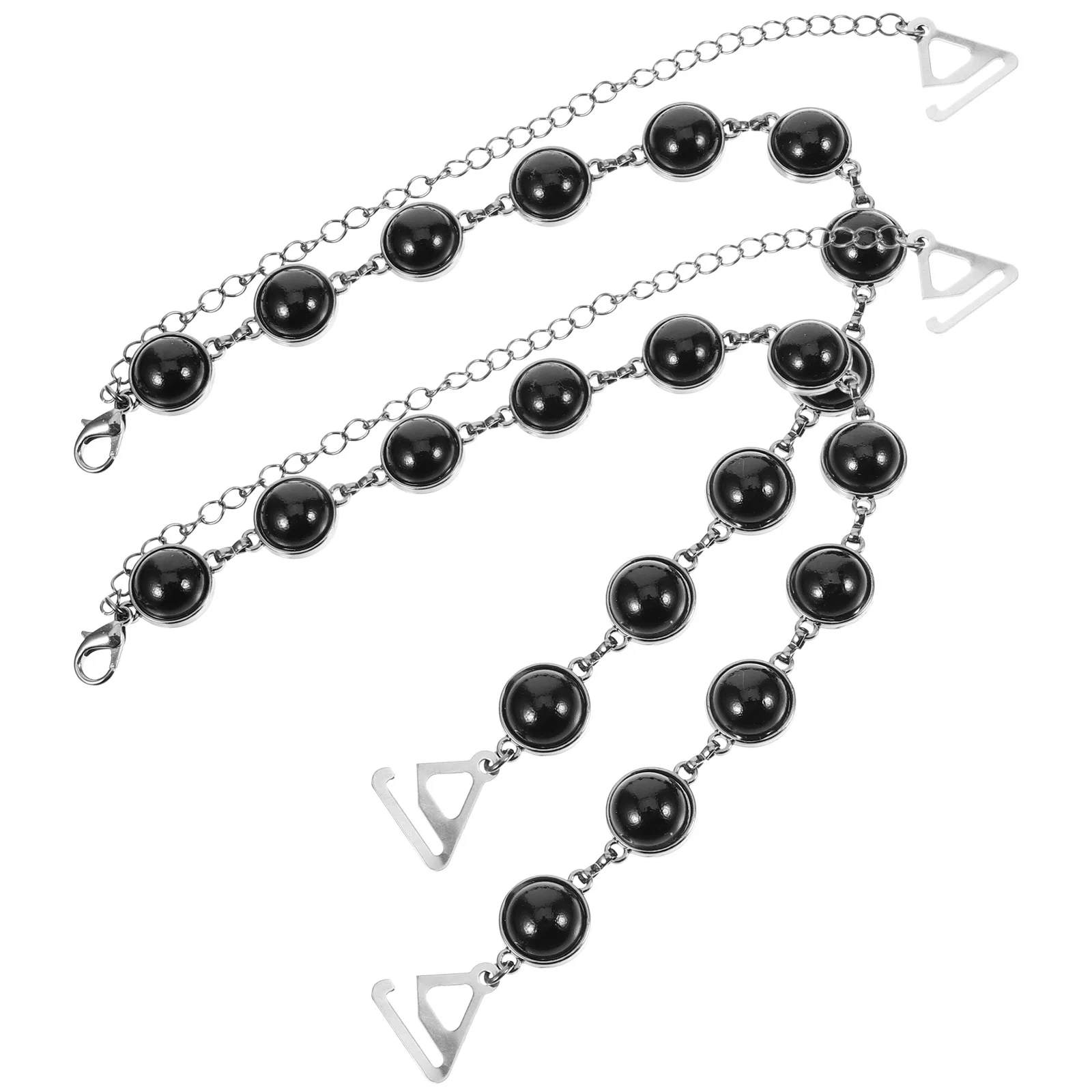 1 par de correas de hombro de perlas, accesorios decorativos para sujetador, diseño de Metal elegante, soporte antideslizante, regalo, traje de moda