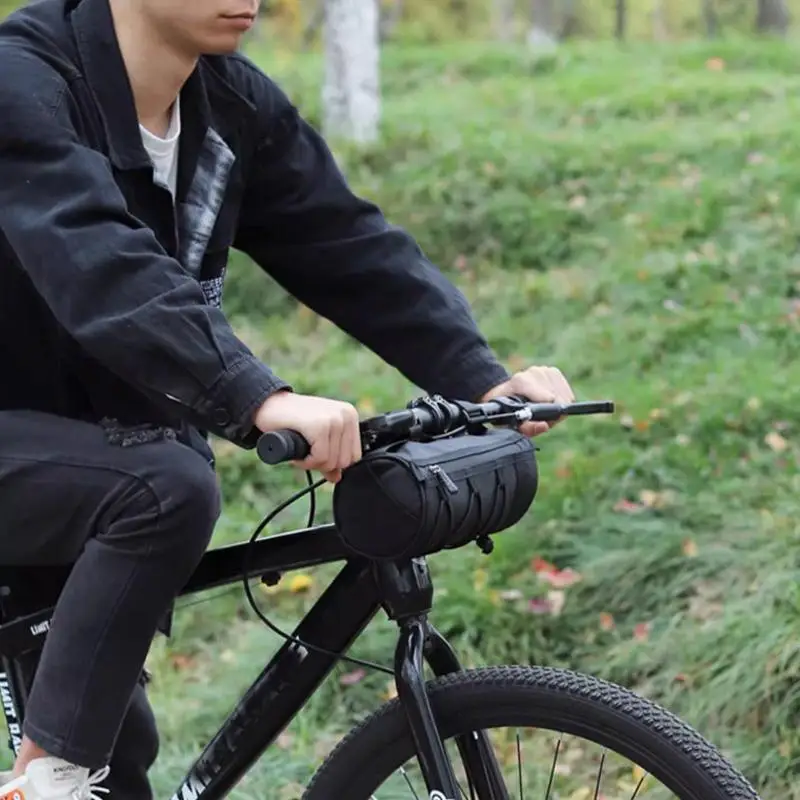 

Bike Front Bag Bicycle Bag Large Capacity Storage Outside Multifunction Riding Bag Mountain Bike Front Bag Bicycle Accessories