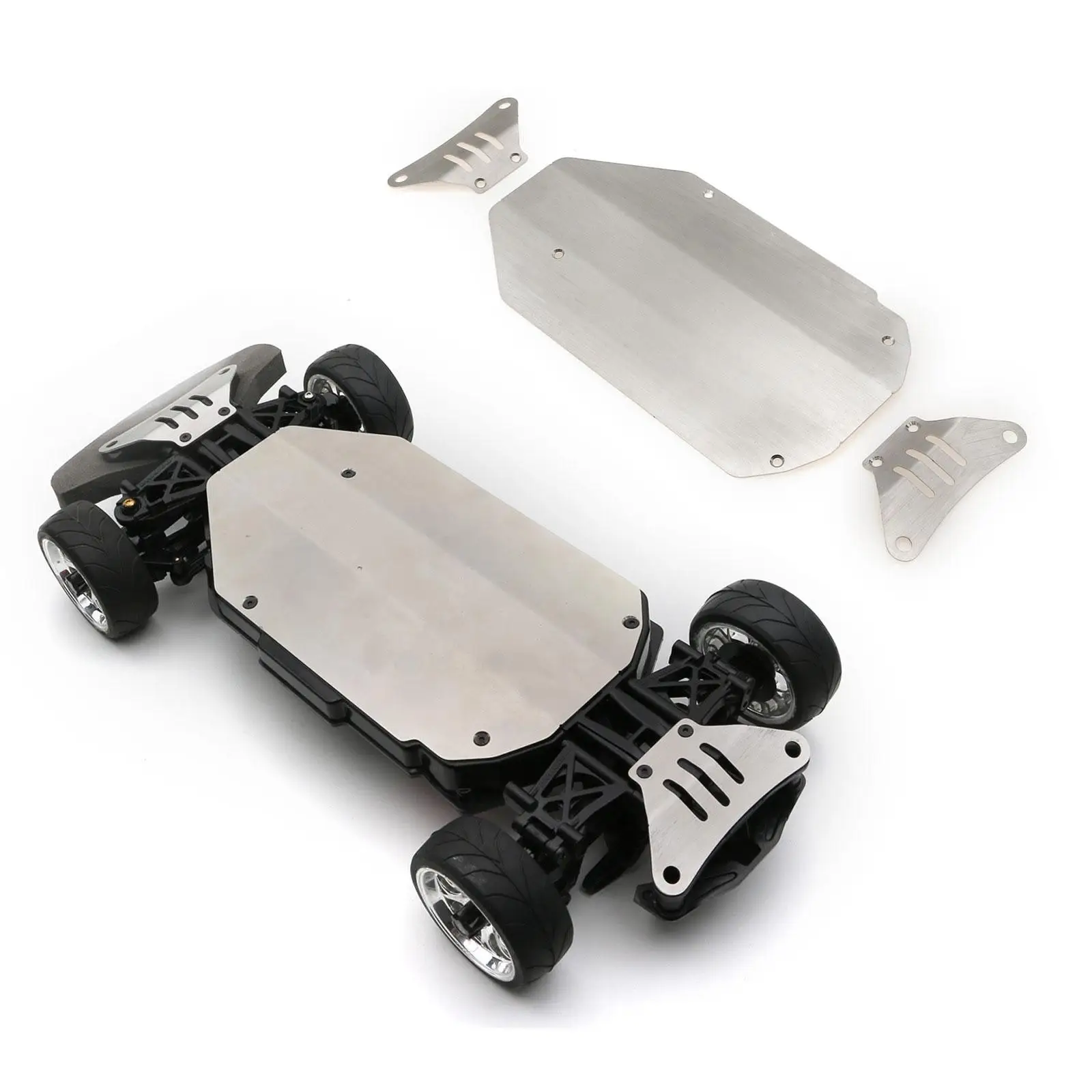 Parti di aggiornamento della piastra paramotore del telaio RC Protezione della protezione di ricambio per parti di accessori fai da te modello Hobby TT02 RC