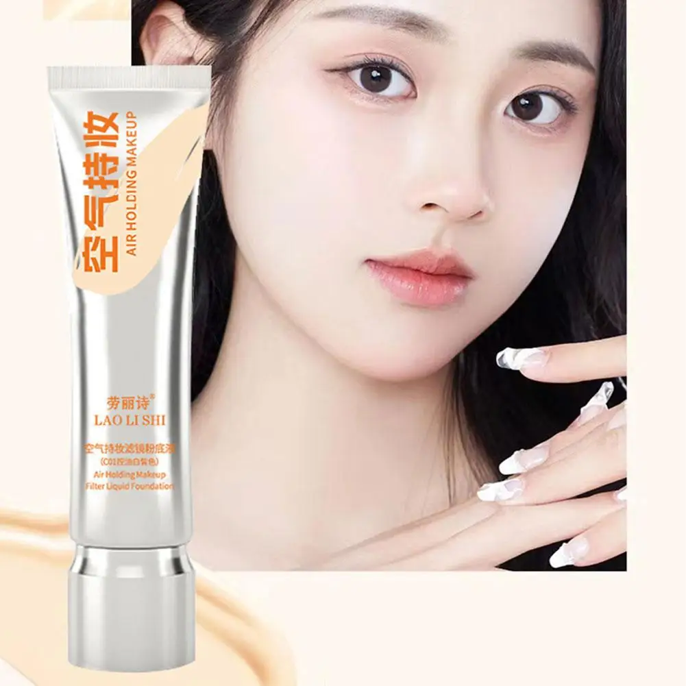 Base de maquillaje en crema duradera, Base de Control de aceite resistente al agua, cobertura completa, corrector líquido mate, cosméticos faciales de contorno