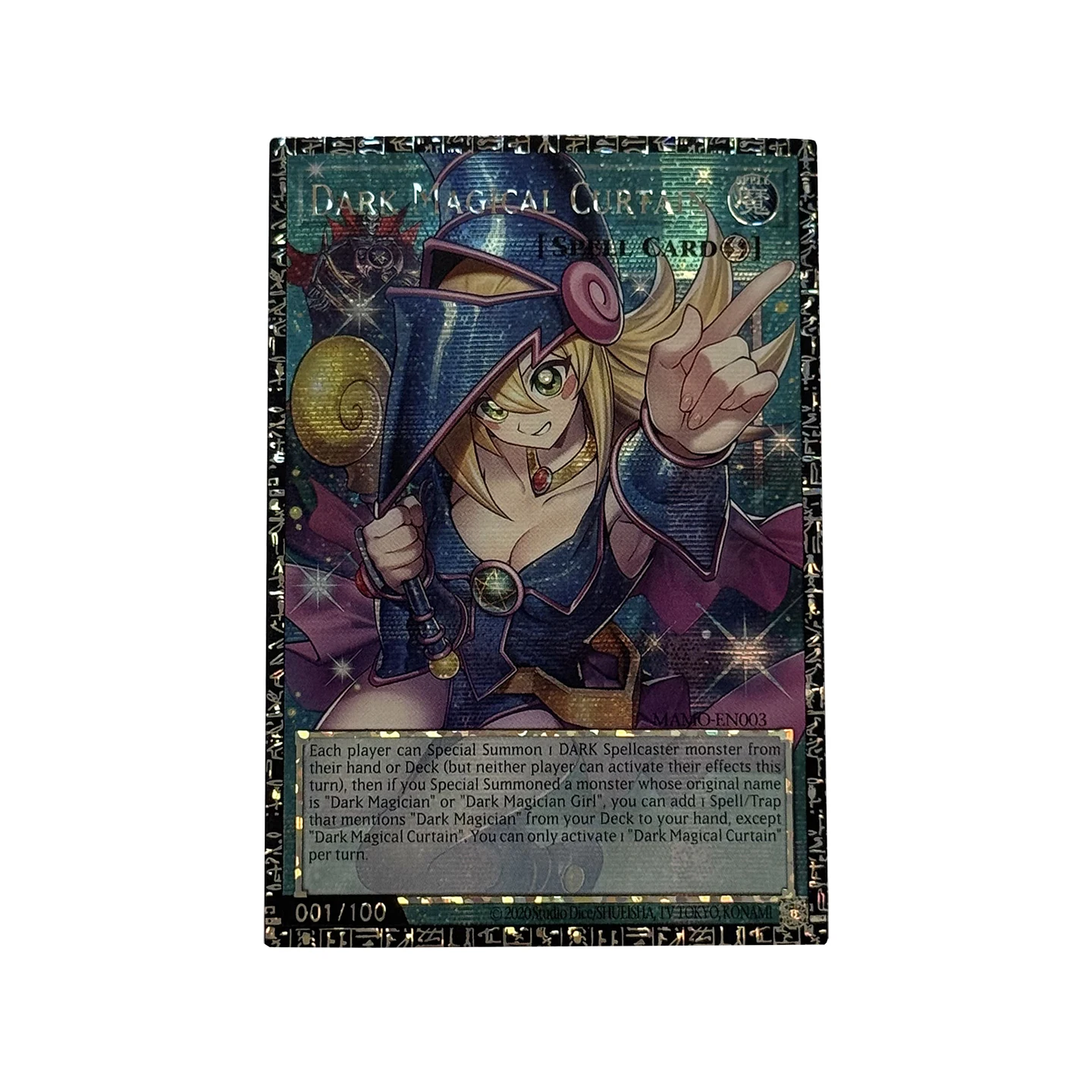Yu-Gi-Oh! Sammlung DIY Proxy-Karten Weißes Phantomtier Dunkler Magier der Pharao-Servant GMR Englisch OVERFRAME Nicht Original