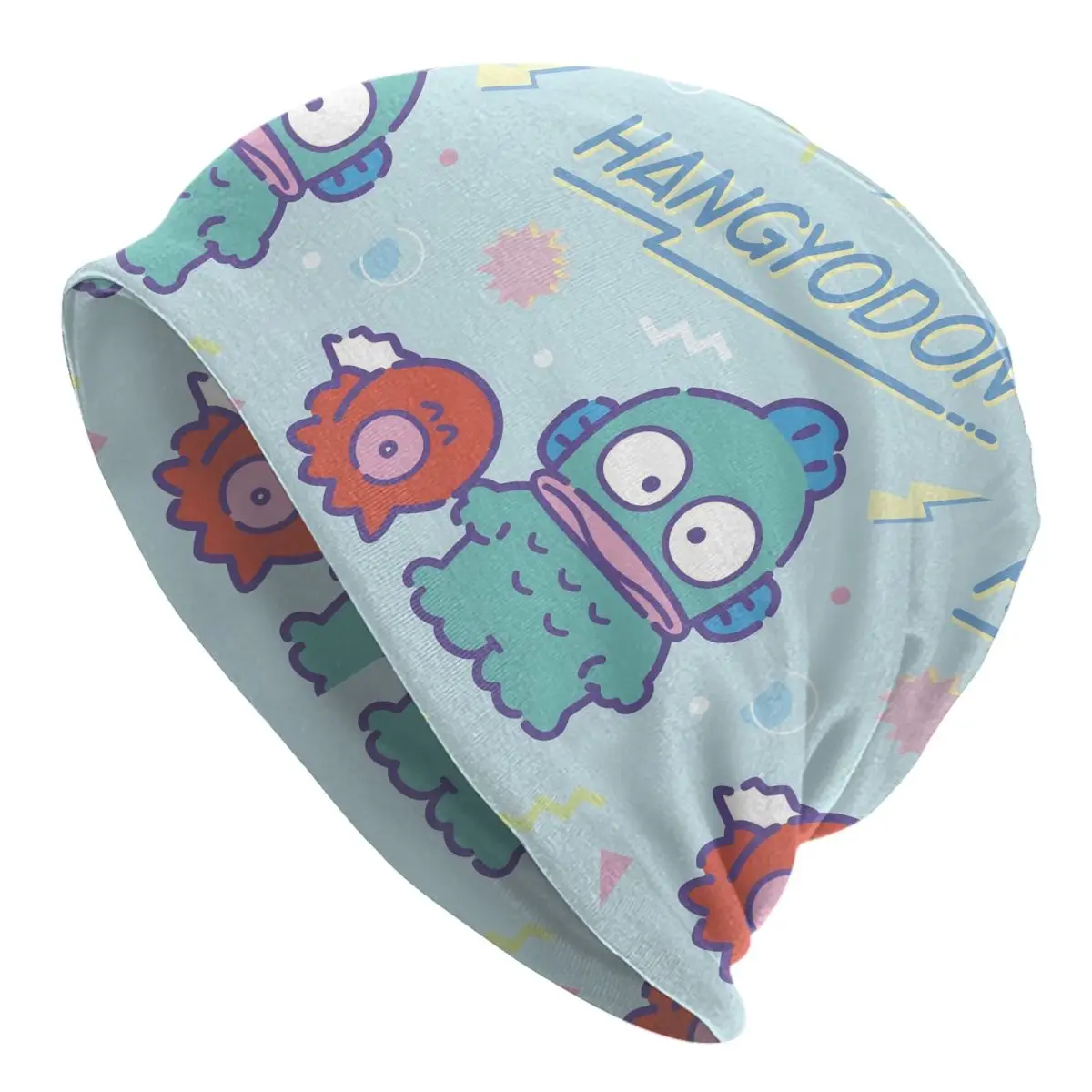 

Kawaii Fish Hangyodon Bonnet Hats Cool Street Skullies Beanies Hat Men's Women's Warm Dual-use Caps