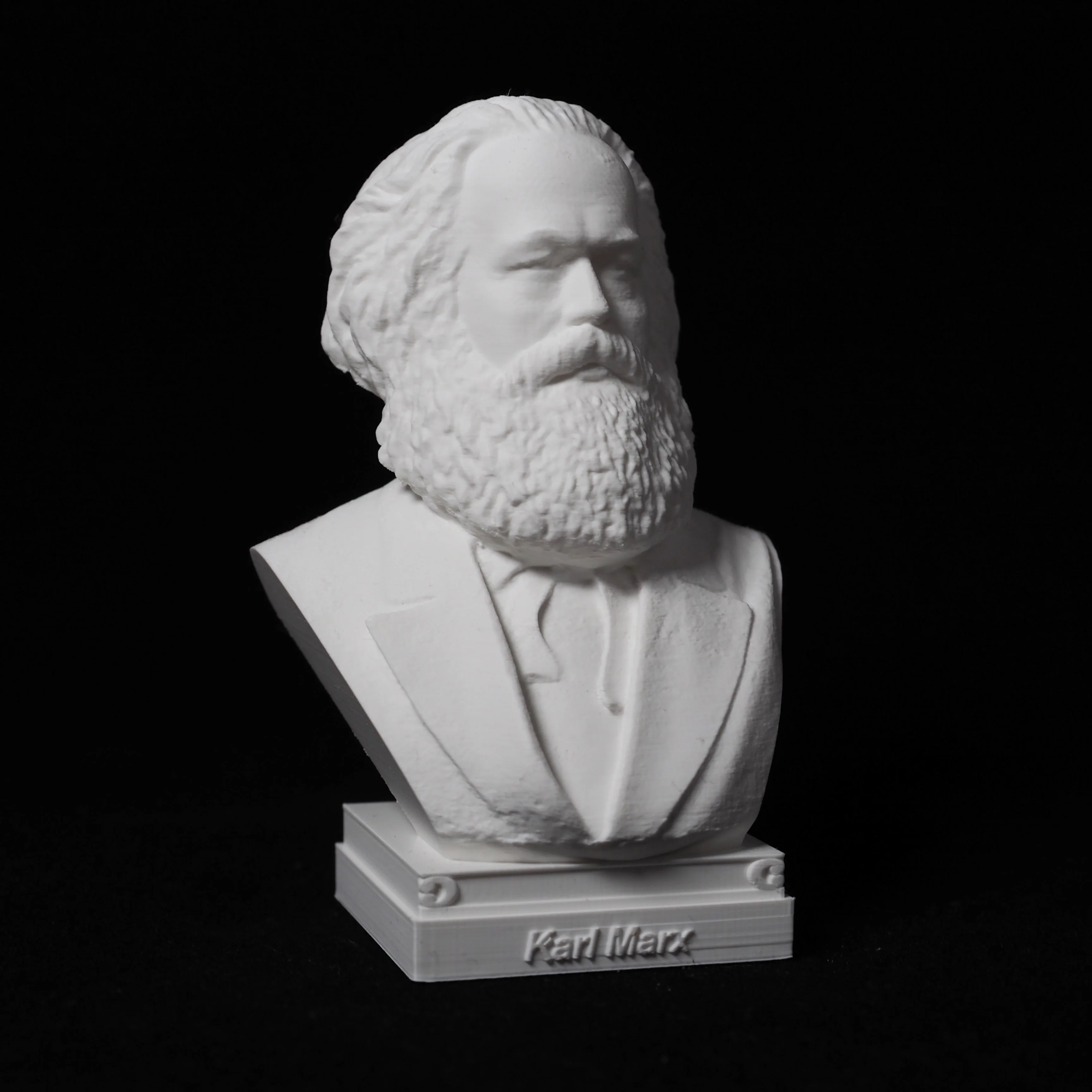 Karl Marx ornaments statue model ornaments bust crafts great man portrait desk desk, 3D printing PLA plastic material