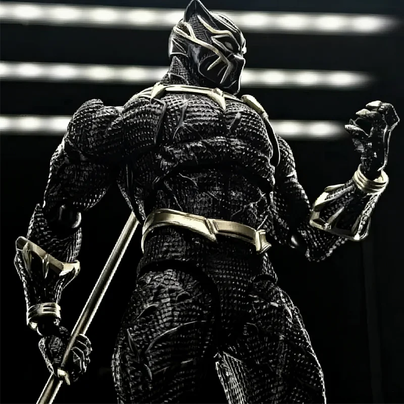 【Nueva versión】 figura de acción articulada de Anime Black Panther 3,0-adorno de decoración de escritorio, regalo de cumpleaños para niños, accesorio de escena