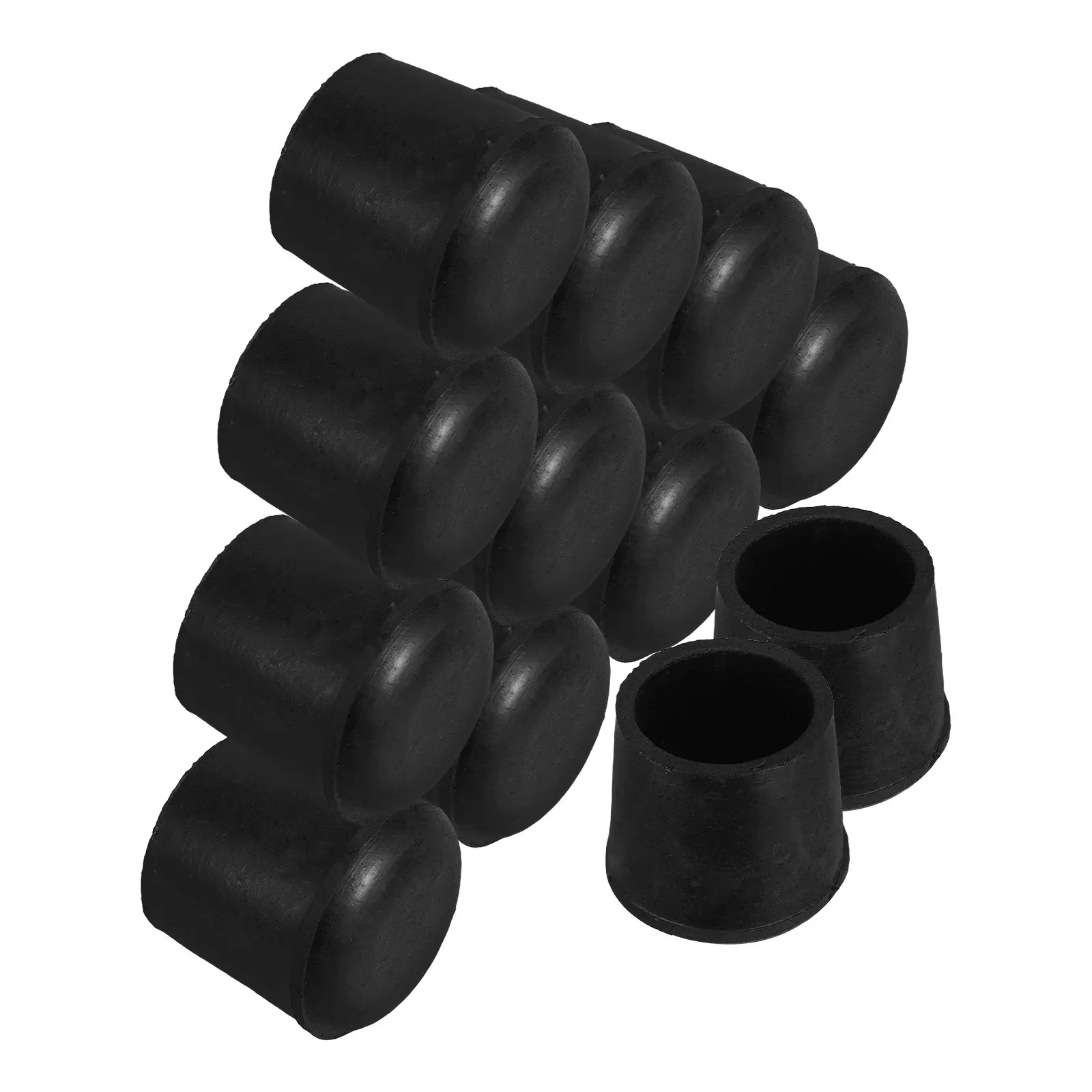 12Pcs Furniture Leg Caps Semi Spherical Anti Slip Wear Resistant Chair Foot Covers Table Leg Protectors Furniture Feet Pads