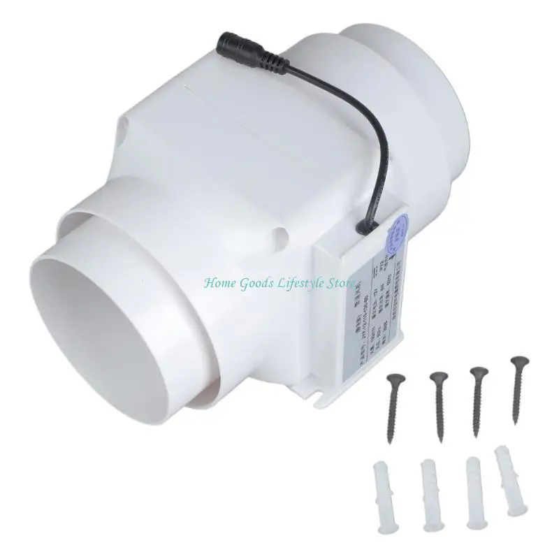 

E74E Канальный вытяжной вентилятор, подходящий для эффективной передачи воздуха в теплицах, кухнях, подвалах, мастерских