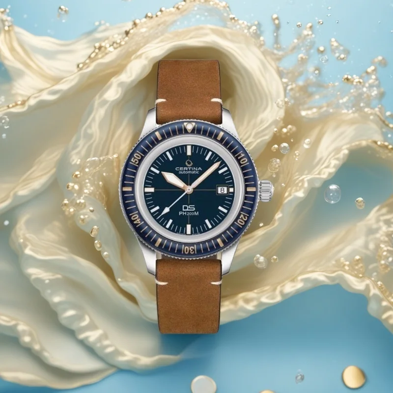 Nowe modne luksusowe zegarki markowe Wysokiej jakości skórzane paski Zegarki kwarcowe bez mechanizmu Zegarki męskie biznesowe i codzienne