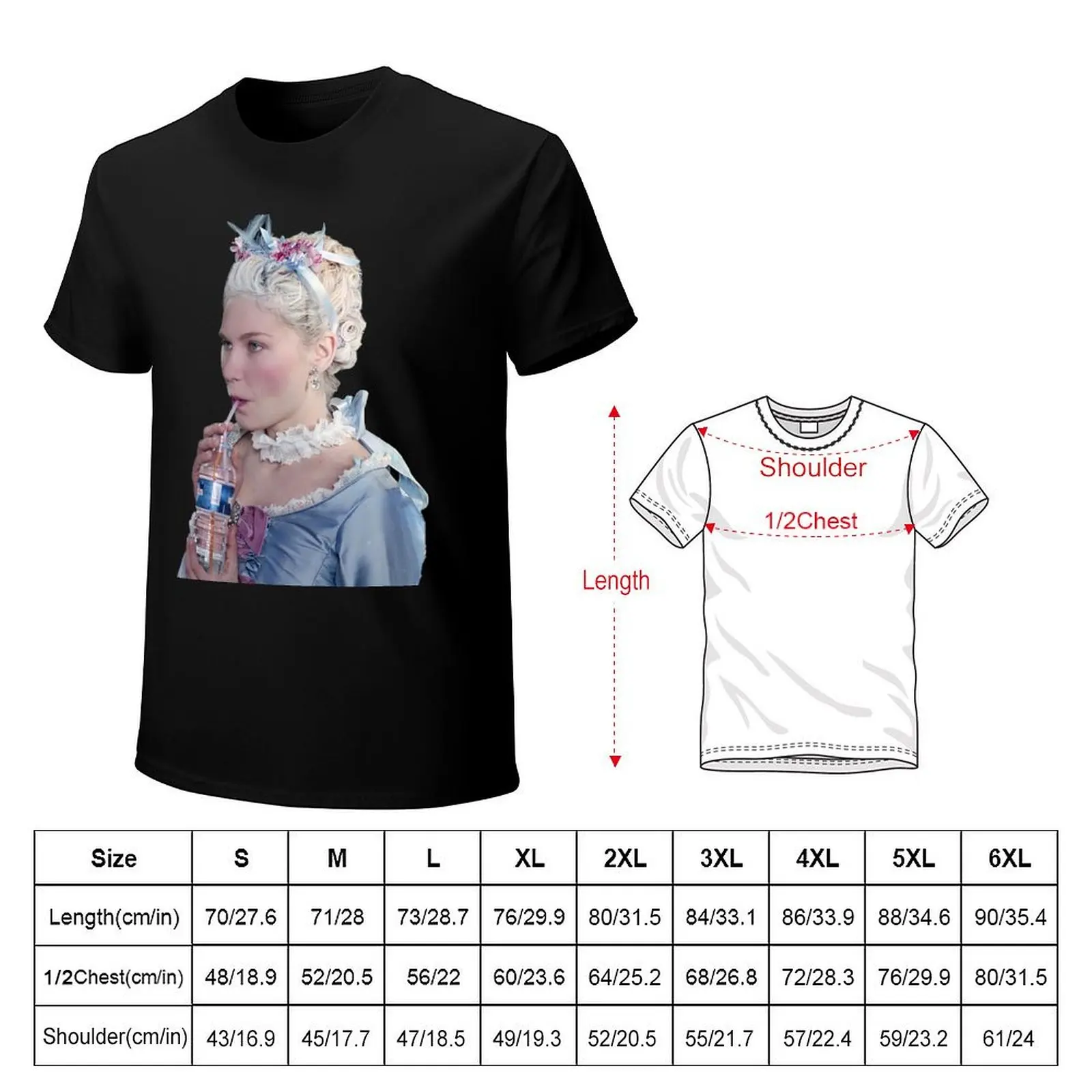 Marie Antoinette - Kirsten Dunst T-Shirt Urban Style Print T-Shirt