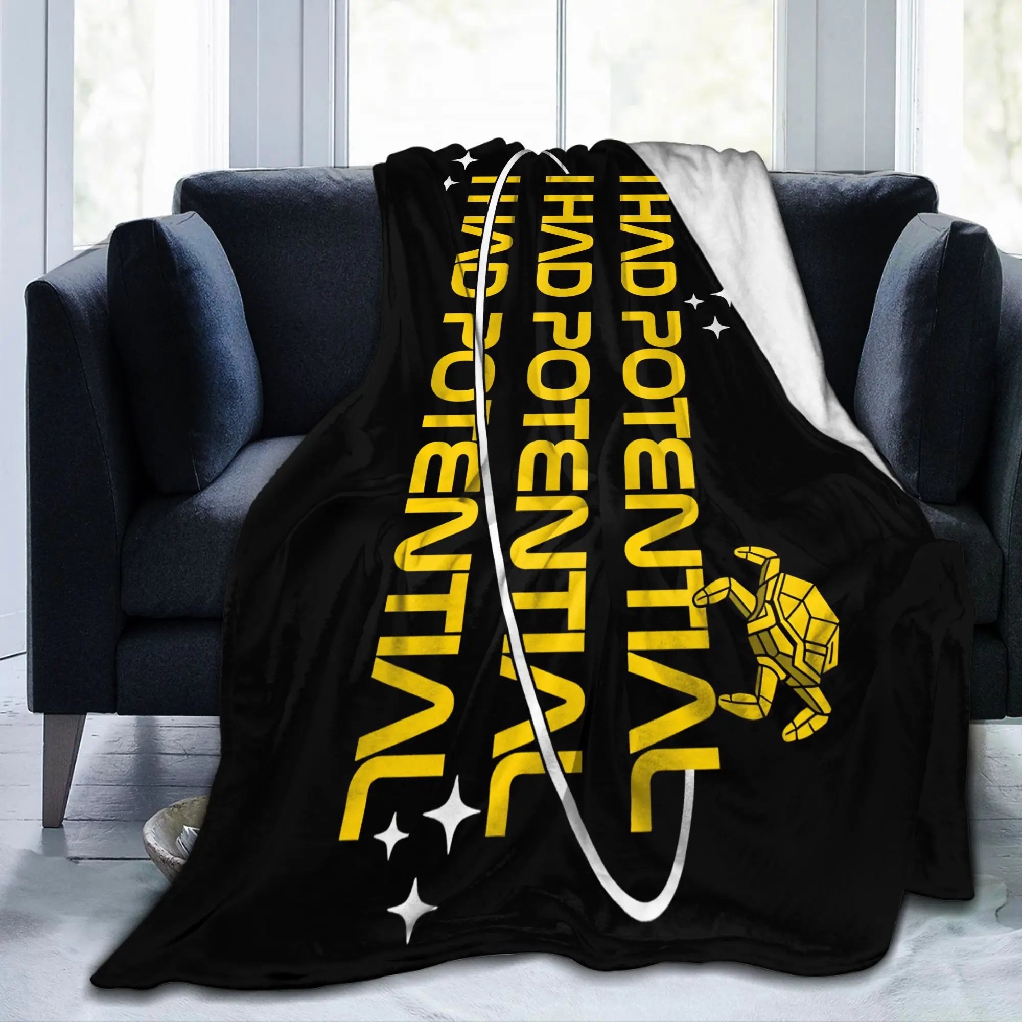 I Had Potential Project Hail Mary Amaze Blankets Eridani-Rocky Flannel Funny Warm Throw Blanket for Bed Sofa Autumn/Winter Car