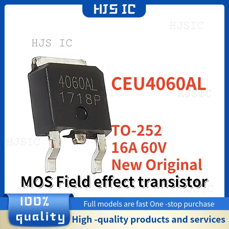 10-20PCS New Original CEU4060AL 4060AL TO-252 SMD 16A 60V MOS Field effect transistor In Stock