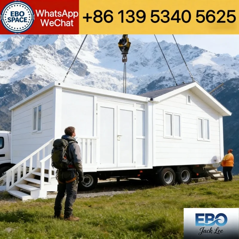 China Manufacturing Foldable House 20ft 30ft 40ft Modular Prefabricated Forest Cabin Tiny Home Waterproof Outdoor Expandable C