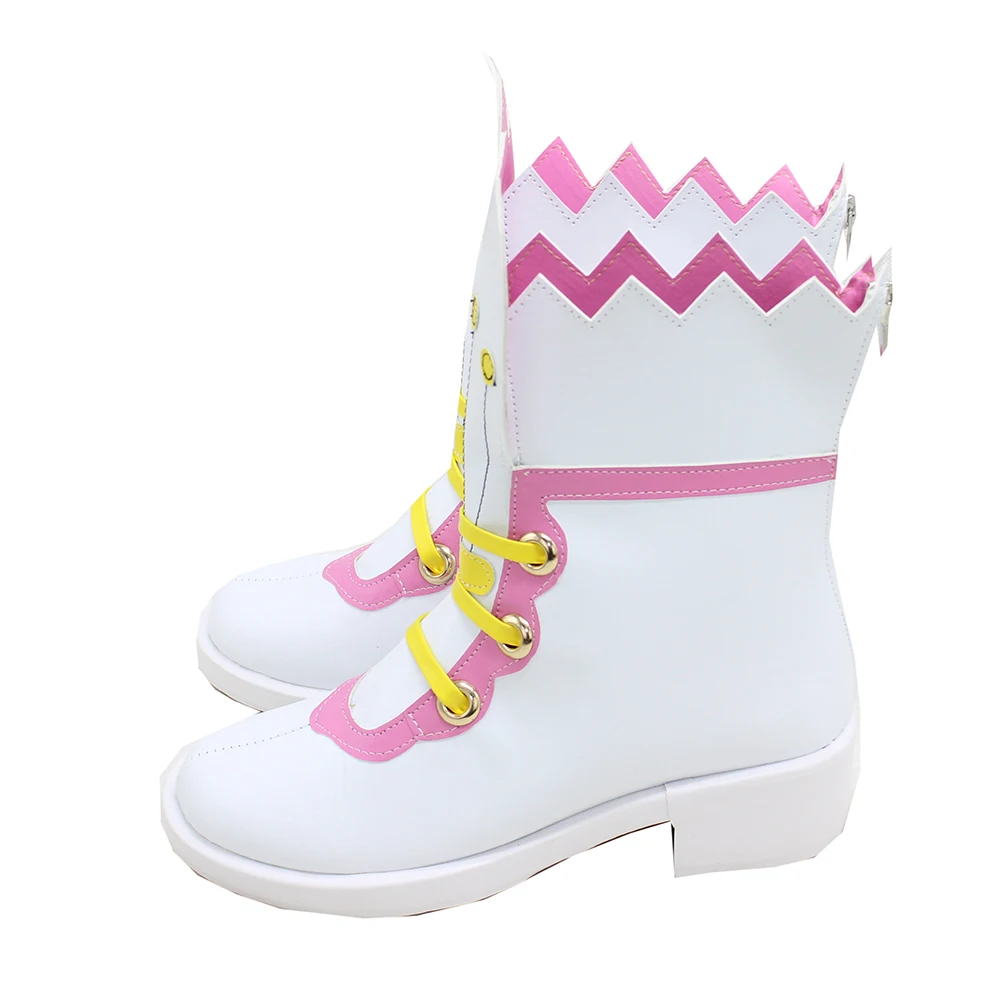 حذاء Brdwn Cardcaptor Sakura للسيدات Sakura Kinomoto TV Clear Card Cosplay مخصص للساق قصير