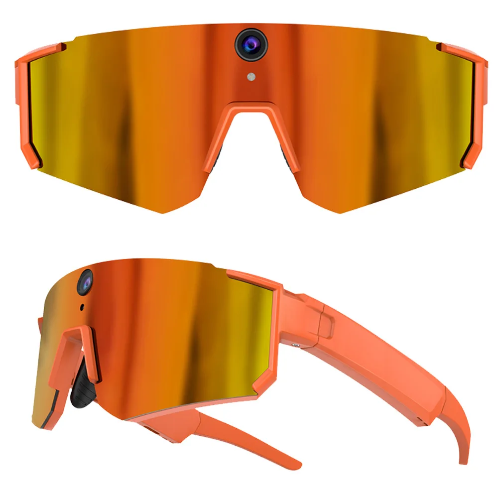 m95 AI Smart Cycling Glasses 8MP HD Camera Sports Sunglasses Men Translation Video Record WiFi 6 BLE 4.2 Bluetooth Call Anit UV