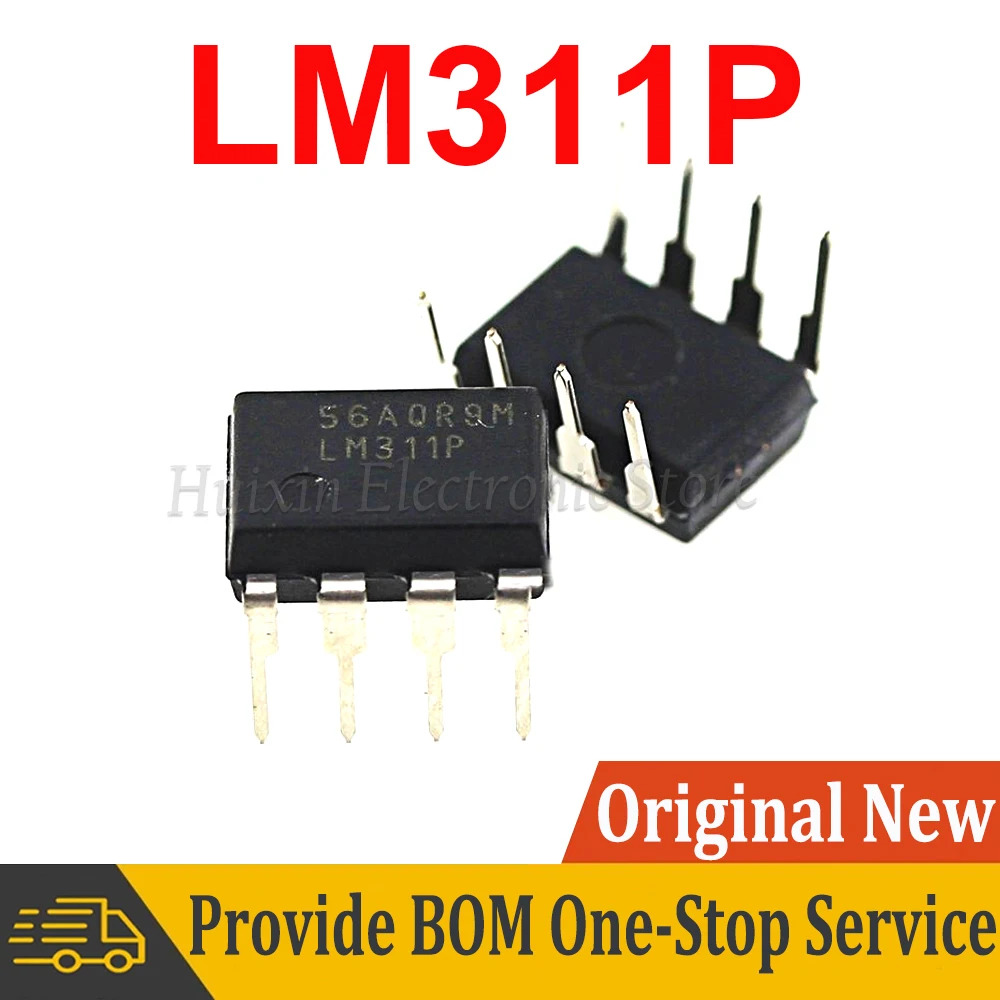 5pcs LM311P DIP8 LM311 DIP 311P DIP-8 DIFFERENTIAL COMPARATORS WITH STROBES DIP-8 New and Original IC Chipset