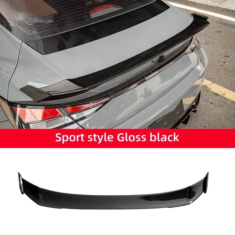 Für Hyundai Elantra 7. Generation 21-24 Modifizierter Dachflügel Heckflügel Heckspoiler Sport-Stil Auto-Zubehör