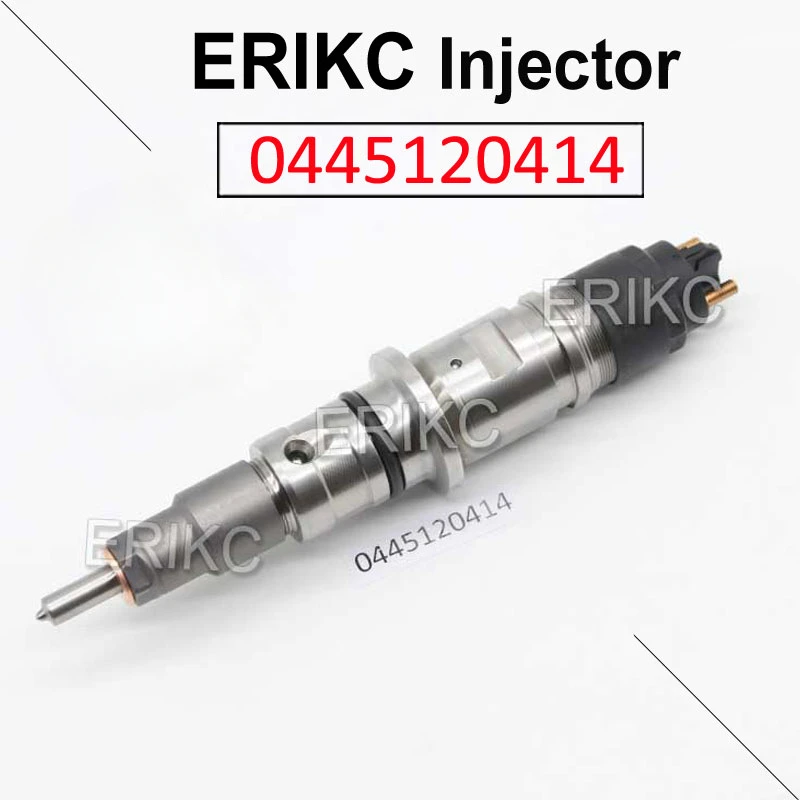 

ERIKC 0445120414 Fuel Injector 0445 120 414 Diesel Common Rail Inyector Nozzle 0 445 120 414 for CUMMINS 4983514 5256034 5289380