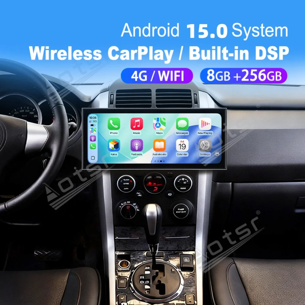 

15,8-дюймовый Android-экран, автомобильное радио Qualcomm Carplay для Suzuki Grand Vitara 2005-2014, автомобильное авторадио, мультимедийный плеер, GPS-головное устройство